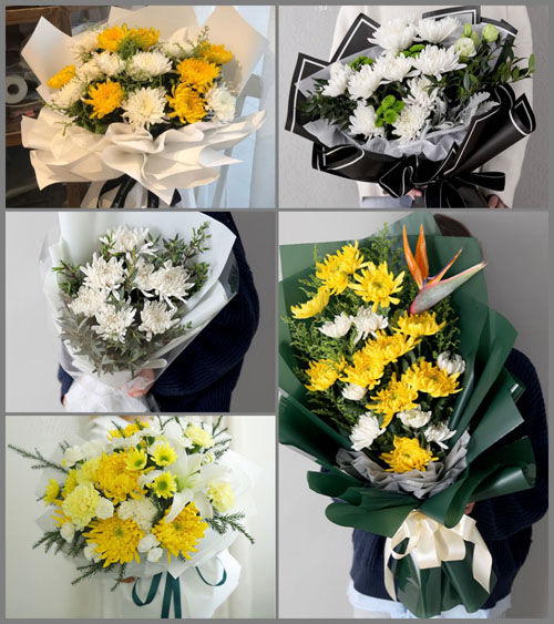 贵州毕节市织金县少普镇中山村白事花束代送